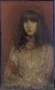 James Abbot McNeill Whistler The Little Red Glove USA oil painting artist